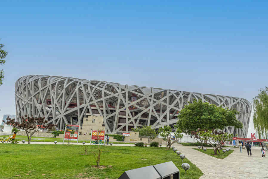 China - Beijing 150 - Parque Olímpico - estadio nacional de Beijing o Nido del Pájaro.jpg
